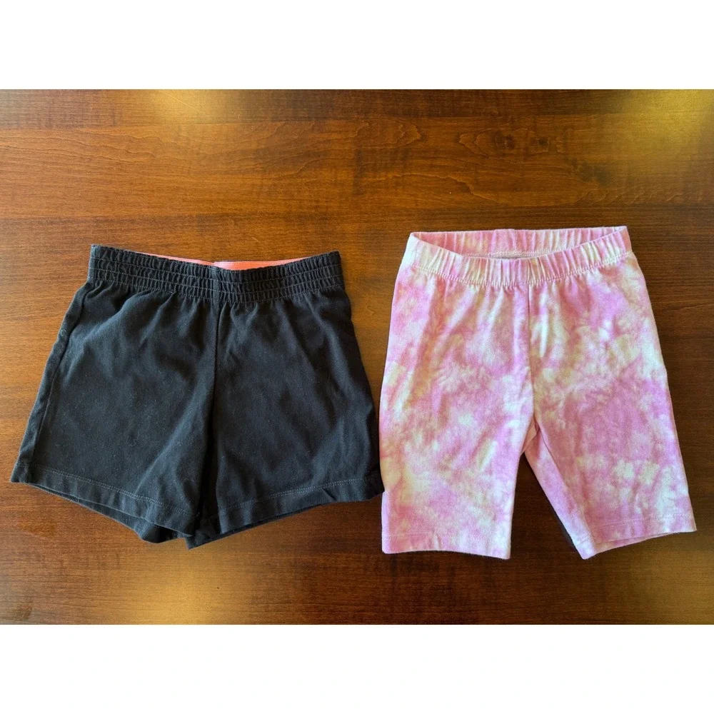 Toddler Girls 4T 5T Clothing Bundle 6pc Adidas‎ Leggings Wonder Nation Shirts